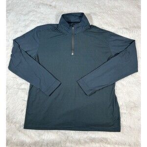 Zyia Active Athletic 1/4 zip Size XL in Stone Blue Poly/Spandex